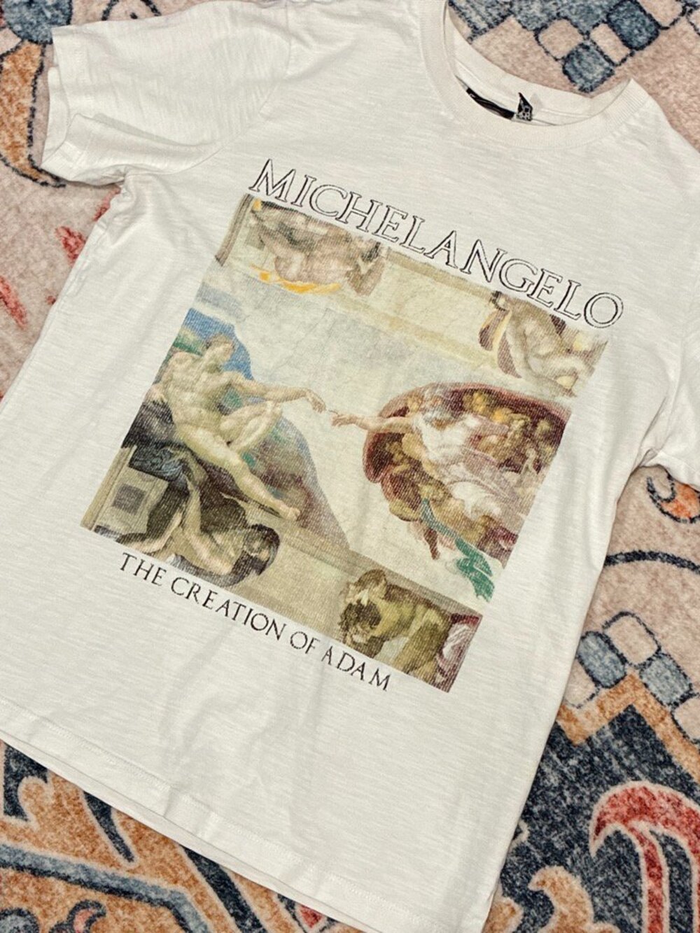 Michelangelo “The Creation of Adam” tee